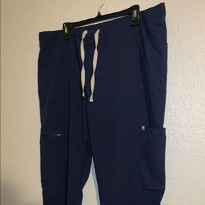FIGS Mens Scrub Pants Cairo Cargo Pants- 2XL Navy